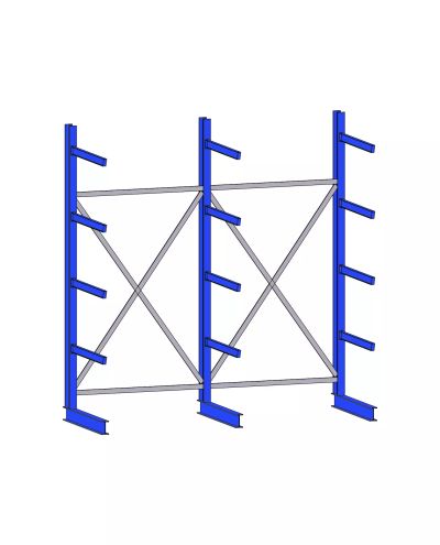 Ulokehylly K40, 3-pylväinen, IPE80x1000mm, 3080mm Ulokehylly K40, 3-pylväinen, IPE80x1000mm, 3080mm
