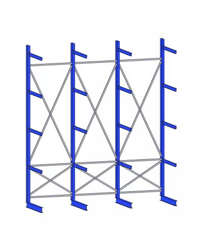 Ulokehylly K60, 4-pylväinen, IPE100x1200mm Ulokehylly K60, 4-pylväinen, IPE100x1200mm
