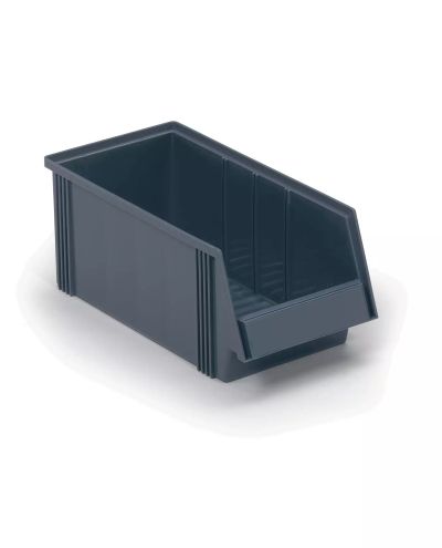 Ottolaatikko 400x186x156mm, harmaa 24 kpl