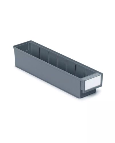 Hyllylaatikko 400x92x82mm, harmaa 30 kpl