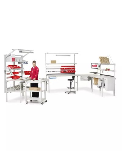 Kevyt työpöytä TPH 900 x 1800 mm 300 kg