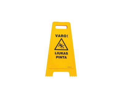 Lattiakyltti: Varo Liukas pinta