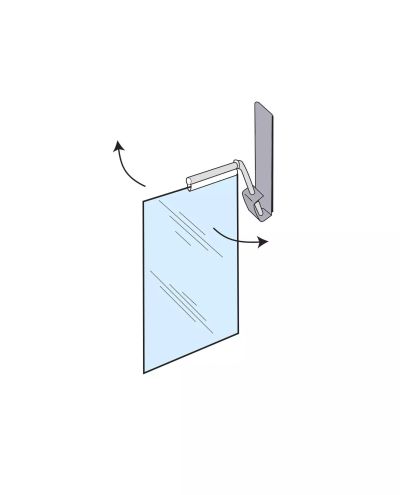 Pylväsopaste A5 pysty, heilurivartinen, magneetti Pylväsopaste A5 pysty, heilurivartinen, magneetti
