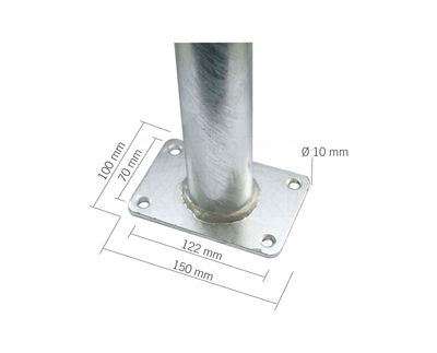 Kiinnityspultit T40 M8 x 80 mm pollareille 4 kpl/pkt Kiinnityspultit T40 M8 x 80 mm pollareille 4 kpl/pkt