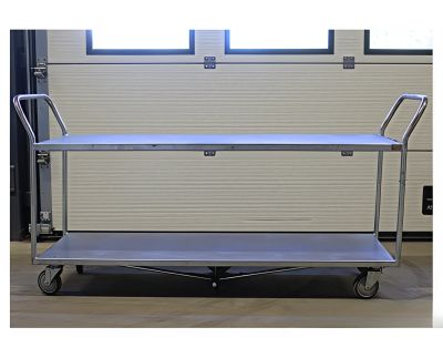 2-tasoinen hyllyvaunu