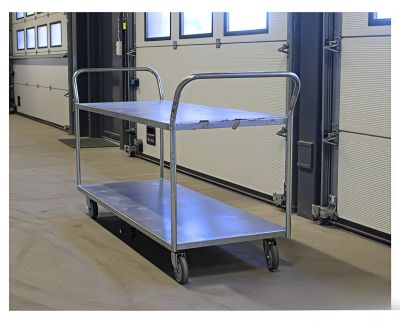 2-tasoinen hyllyvaunu