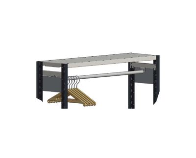 Ripustintanko Kasten pientavarahyllyyn