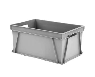 Eurolaatikko 55l Harmaa Kantoaukot Eurolaatikko 55l Harmaa Kantoaukot