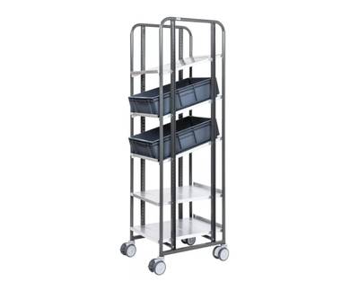 Laatikkovaunu 168-S, 5 tasoa 477 x 638 x 1850 mm Laatikkovaunu 168-S, 5 tasoa 477 x 638 x 1850 mm