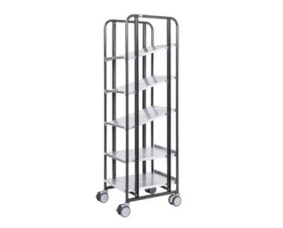 Laatikkovaunu 168-S, 5 tasoa 477 x 638 x 1850 mm Laatikkovaunu 168-S, 5 tasoa 477 x 638 x 1850 mm