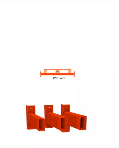 Vaakapalkki C34BX 60/40/13 - 1200mm 1x Fin-lava