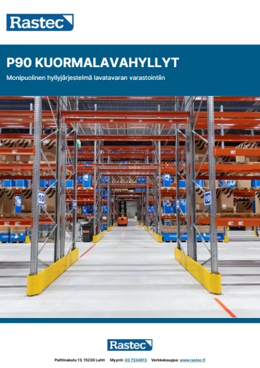 P90 Kuormalavahylly esite PDF